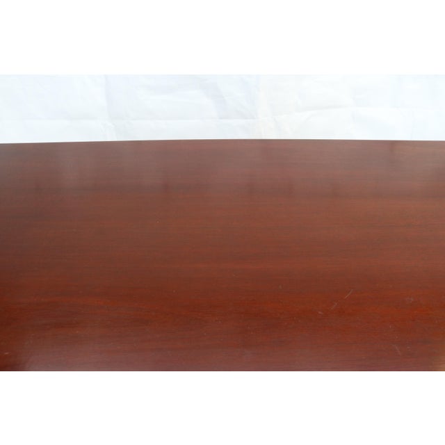 Kindel Furniture Mid 20th Century Kindel Furniture Mahogany Serpentine Chest of Drawers/Commode For Sale - Image 4 of 15