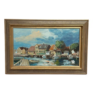 Arvid Karlsson, Helsingborg, 1975, Oil on Canvas For Sale