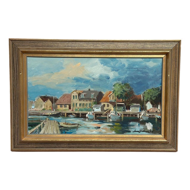 Arvid Karlsson, Helsingborg, 1975, Oil on Canvas For Sale