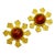Oversized 1980s Signed Gerard Yosca Brutalist Oversized Statement Clip Earrings - 2 Pieces For Sale