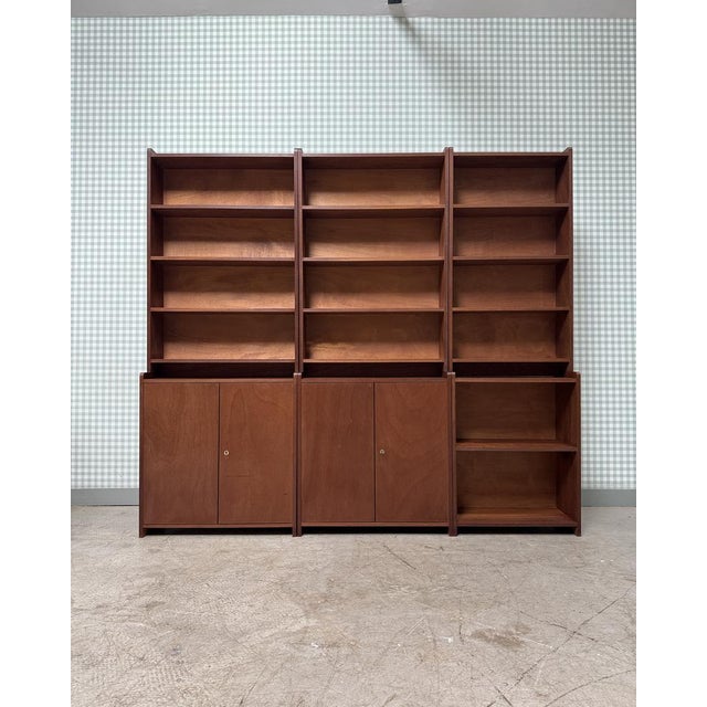 Mid-Century Modern Bookcase in Teak, 1960s For Sale - Image 9 of 18