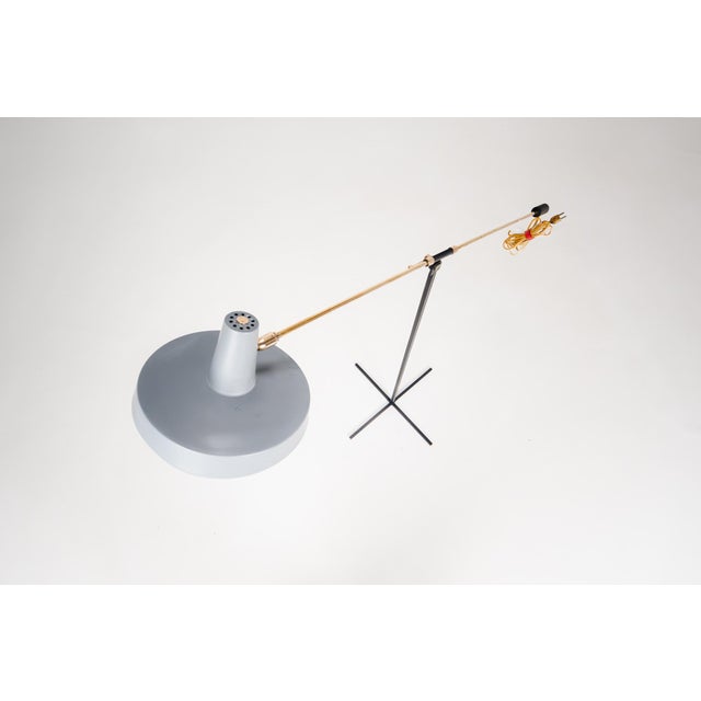 1960s Mid-Century Counterbalance Floor Lamp from Boulanger, Belgium, 1960s For Sale - Image 5 of 14