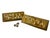 Postmodern 1970s Post Mid Century Cast Brass W/Ceramic Yellow, White, & Gold Tiled Furniture Handles - a Pair For Sale - Image 3 of 6