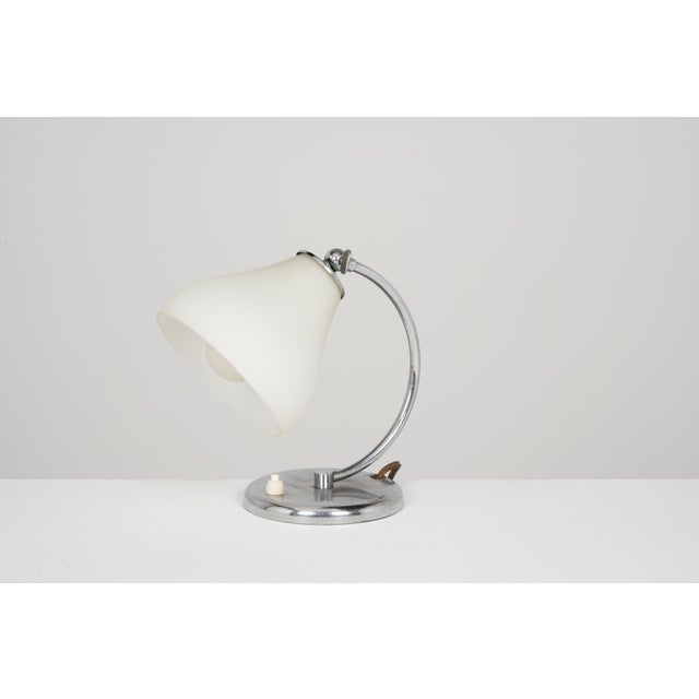 Metal Vintage Art Deco Table Lamp, 1930s For Sale - Image 7 of 7