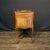 Elegant French Louis XV side table distinguished by an unusual faux book-front cabinet door, cleverly designed to resemble...