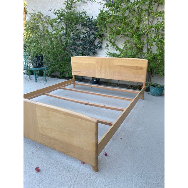 Vintage 1950s Heywood Wakefield Style King Bed Frame For Sale - Image 16 of 16