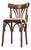 Upholstered Fan Back Bentwood Dining Chair, 1960s For Sale
