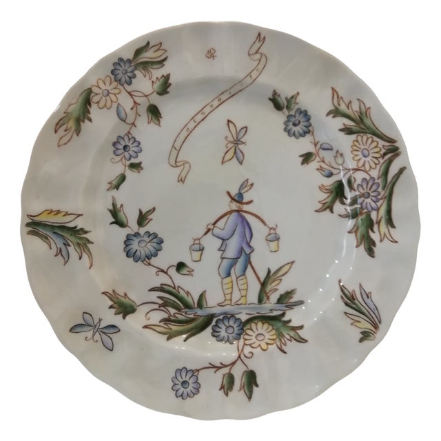 Decorative Plate by Gio Ponti for Richard Ginori, Italy, 1930s For Sale