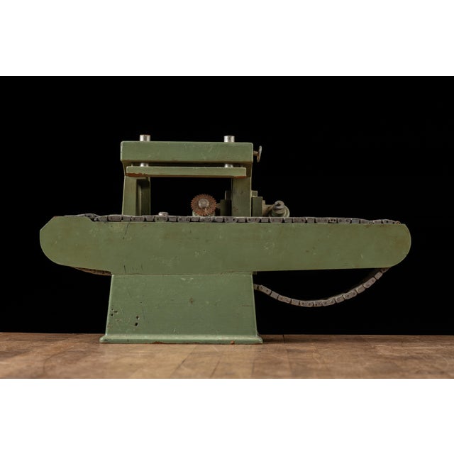 Industrial Vintage Salesman Sample Rip Saw With Conveyor Belt For Sale - Image 3 of 10