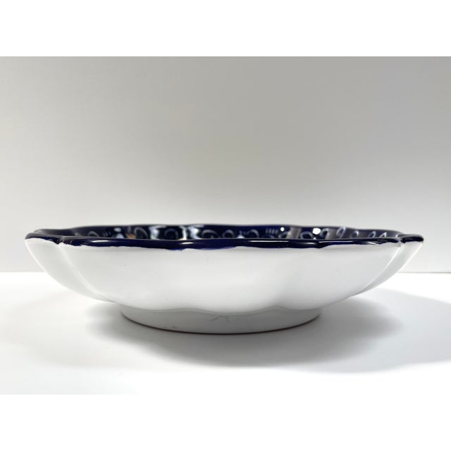 Early 21st Century Hand Painted Italian Ceramic Decorative Wall Plate With Lemons For Sale - Image 5 of 7