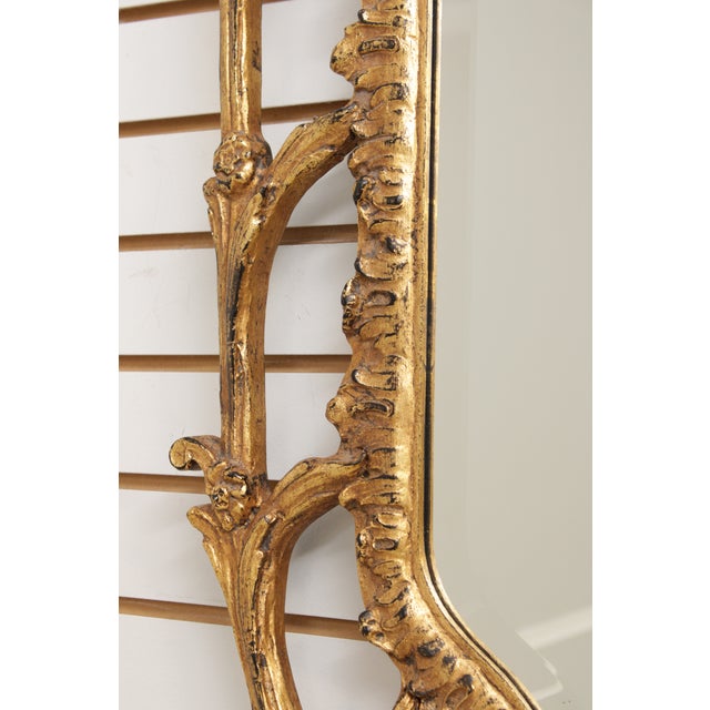 1990s Friedman Brothers Model 6522 Phoenix Carved Gold Mirror For Sale - Image 5 of 13
