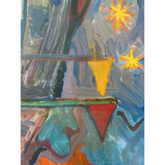 “Le Venus” French Oil on Canvas by Robert Pfeiffer, Framed, Signed '71 For Sale - Image 12 of 15