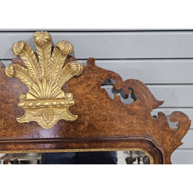 Wood Friedman Brothers Colonial Williamsburg Prince of Wales Beveled Mirror Cw-Lg-5 For Sale - Image 7 of 16
