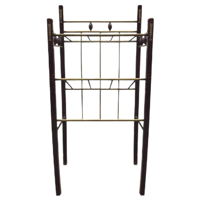 Austrian Art Deco Magazine Rack, 1920s For Sale