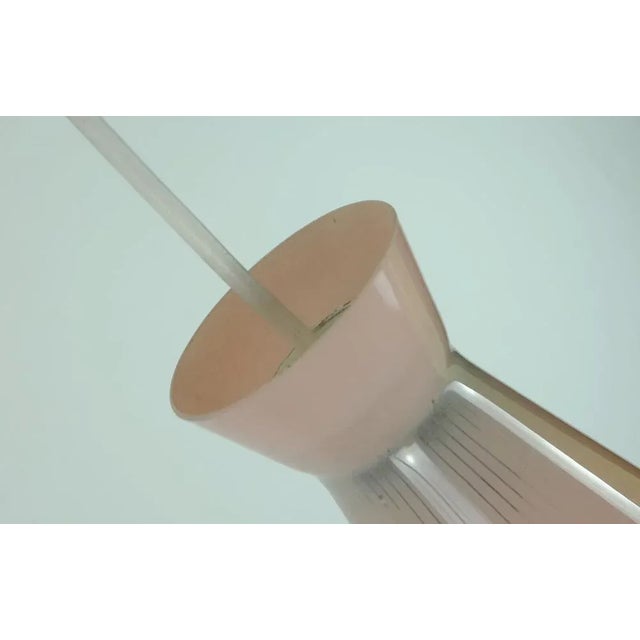 Hanging Lights with Colored Glass Shades, 1950s For Sale - Image 4 of 10