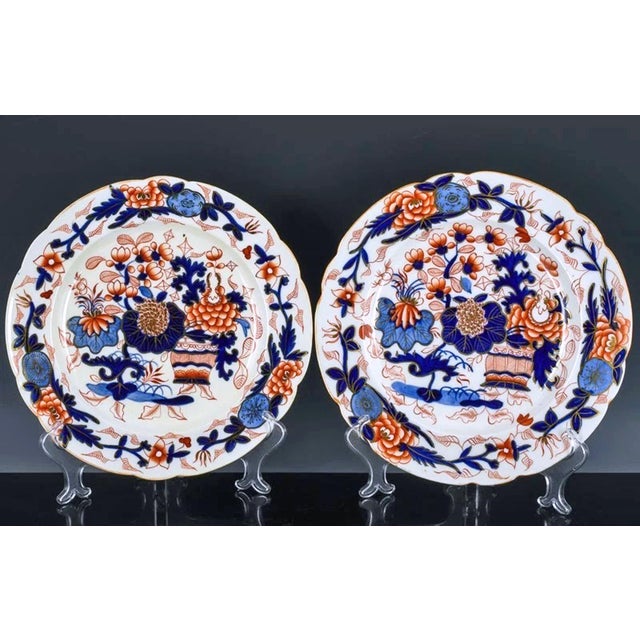 Japanese Coalport Porcelain Imari Japan Pattern Part Dinner Service, 34 Pieces Circa 1820 For Sale - Image 3 of 14