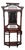 Antique Victorian Mahogany Hall Tree With Mirror, Drawer & Brass Hooks For Sale