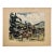 Henry Emil Salloch Original Watercolor on Paper Mountain Cabin, 1935. For Sale