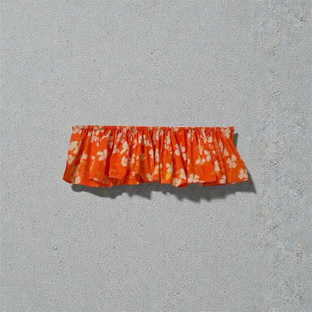 Vintage Handmade Hawaii Valances 14x90 Pack of 2 Handmade New For Sale - Image 10 of 12