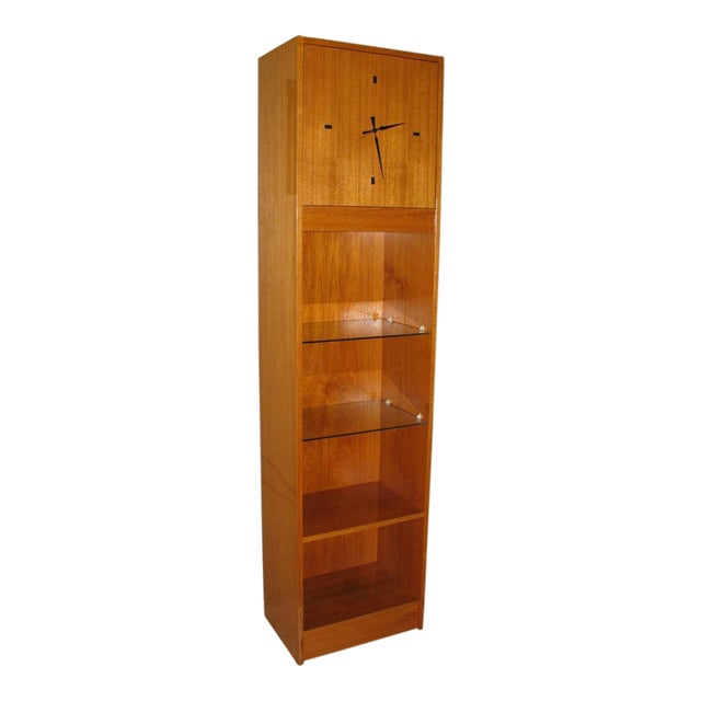 Danish Modern Grandfather Clock Shelf Chairish