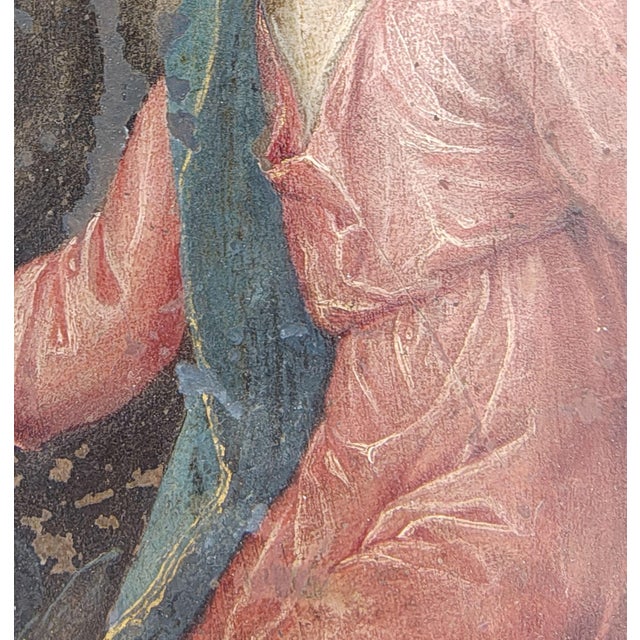 Flemish Painter, Figurative Composition, 1800s, Oil, in Worn conditions. Designed before 1890