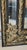 19th Century Louis XIV Style Mirror with Blackened Wood and Repoussé Gilt Metal Panels, 1870s For Sale - Image 5 of 12