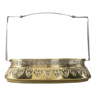 Jugendstil Centerpiece with Original Glass, 1908 For Sale