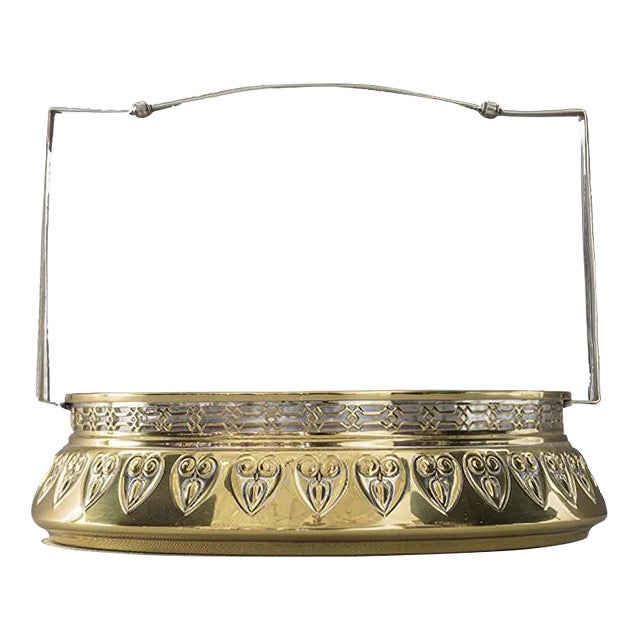 Jugendstil Centerpiece with Original Glass, 1908 For Sale