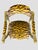 Vintage Curule Style Chair Pair Newly Upholstered Silk Tiger Velvet For Sale - Image 15 of 15