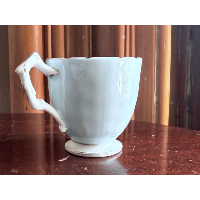 John Aynsley Vintage Aynsley English Bone China Demitasse Cup & Saucer, Circa 1940s For Sale - Image 4 of 10