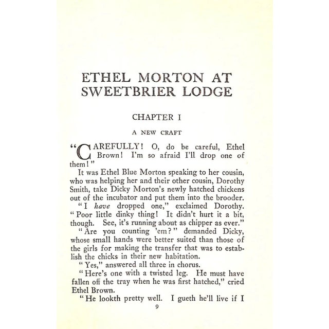1910s "Ethel Morton at Sweetbrier Lodge" 1915 Smith, Mabell s.c. For Sale - Image 5 of 6