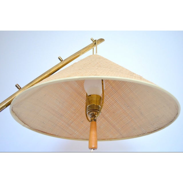 Gold Mid-Century Austrian Floor Lamp from J. T. Kalmar, 1950s For Sale - Image 8 of 16