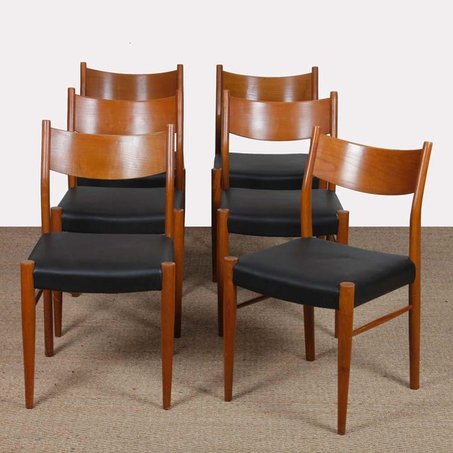 Vintage Chairs from Consorzio Sedie Friuli, 1960, Set of 6 For Sale - Image 10 of 10