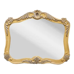 Pulaski Furniture Transitional Italian Contemporary 57" Cream Colored Dresser / Wall Mirror 6344-110
