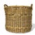 Contemporary Large Woven Wicker Handeled Baskets- A Pair For Sale - Image 3 of 9