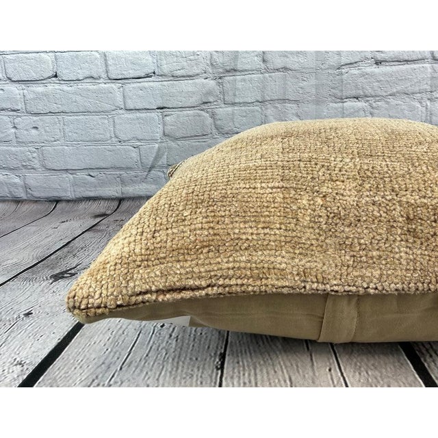 20 x 20 Rug Pillow Moonlit Sanctuary Turkish Pillow Cushion Cover For Sale - Image 4 of 4