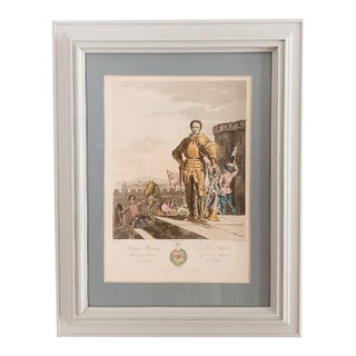 Antique Print of Richard Beauchamp, 5th Earl of Warwick, 1812 c.h. Smith Framed For Sale