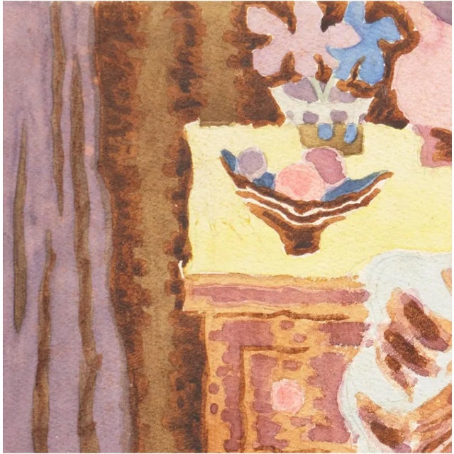 Mid-Century Modern 'Woman Seated' by Victor Di Gesu, Paris, Louvre, Académie Chaumière, California, Los Angeles County Museum of Art, San Francisco Art Association For Sale - Image 3 of 7