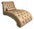 The Art of Unwinding: Arhaus Audrey Button-Tufted Genuine Leather Chaise Lounge For Sale