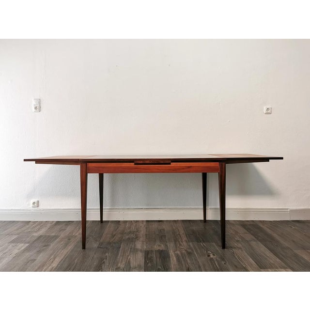 Mid-Century Dining Chairs and Table in Teak, 1960s, Set of 5 For Sale - Image 17 of 18