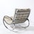 Mid-Century Chrome Rocking Lounge Chair W/ Button Detailing by Milo Baughman For Sale In New York - Image 6 of 12