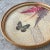 1970s 1970s Boho Chic Pressed Butterfly Bamboo Tray For Sale - Image 5 of 7