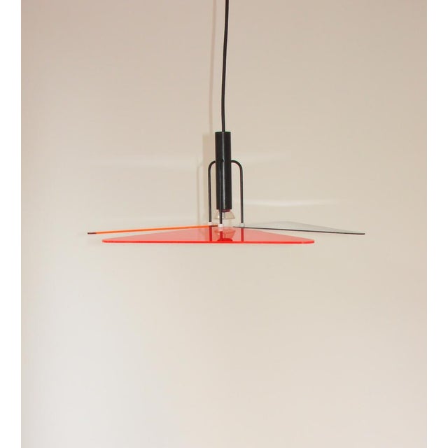 Vintage Postmodern Colourful Pendant Light, 1990s. For Sale - Image 6 of 10