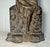 Religious Antique Thick Gilt Bronze Figural Lord Sai Baba Idol Figurine Doorstop Statue For Sale - Image 3 of 9