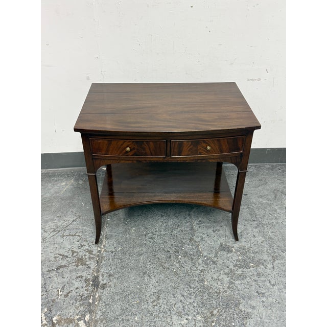 Dessin Fournir Waring Bow Front Side Table For Sale - Image 9 of 12