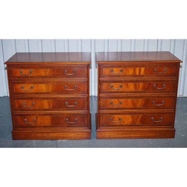 Large Edwardian Style Chest of Drawers by Paul Smith Brighton, Set of 2 For Sale - Image 15 of 18