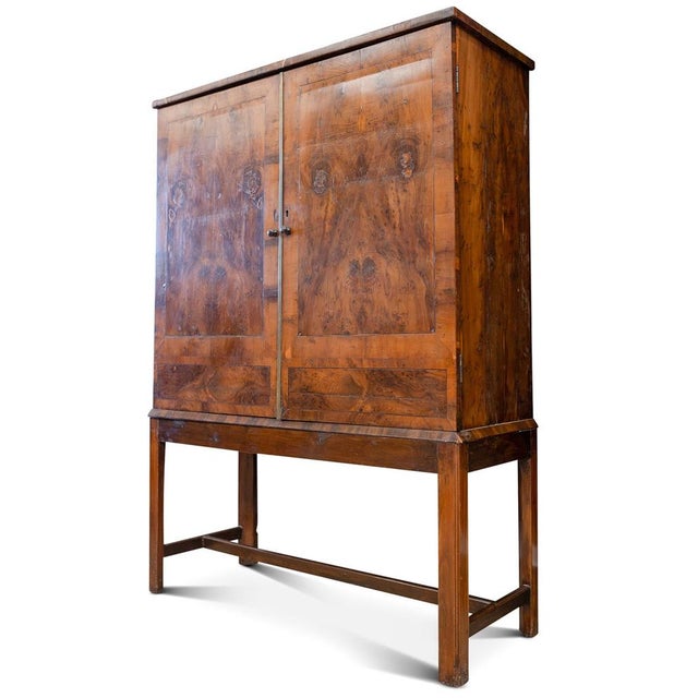 Antique Yew Wooden Chests on Stand, Set of 2 For Sale - Image 6 of 11