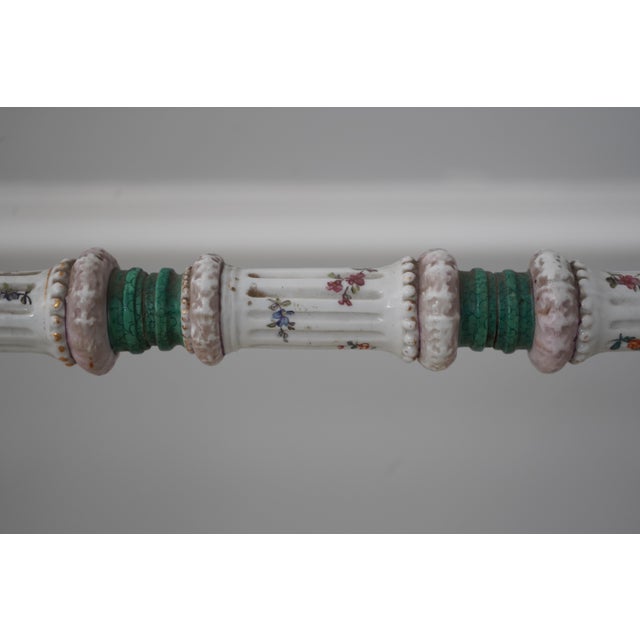19th Century Italian 19th Century Antique Porcelain Fire Screen Frame For Sale - Image 5 of 12