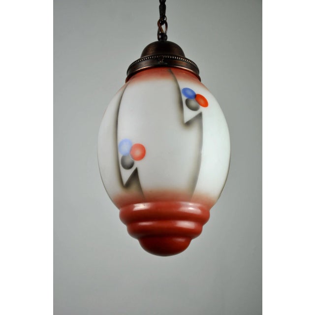 Metal Pendant Lamp from Schott Gmbh, 1920s For Sale - Image 7 of 10