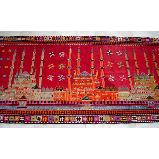 This exceptional 1963 dated pictorial masterpiece originates from Artvin, a region in the Eastern Black Sea known for its...